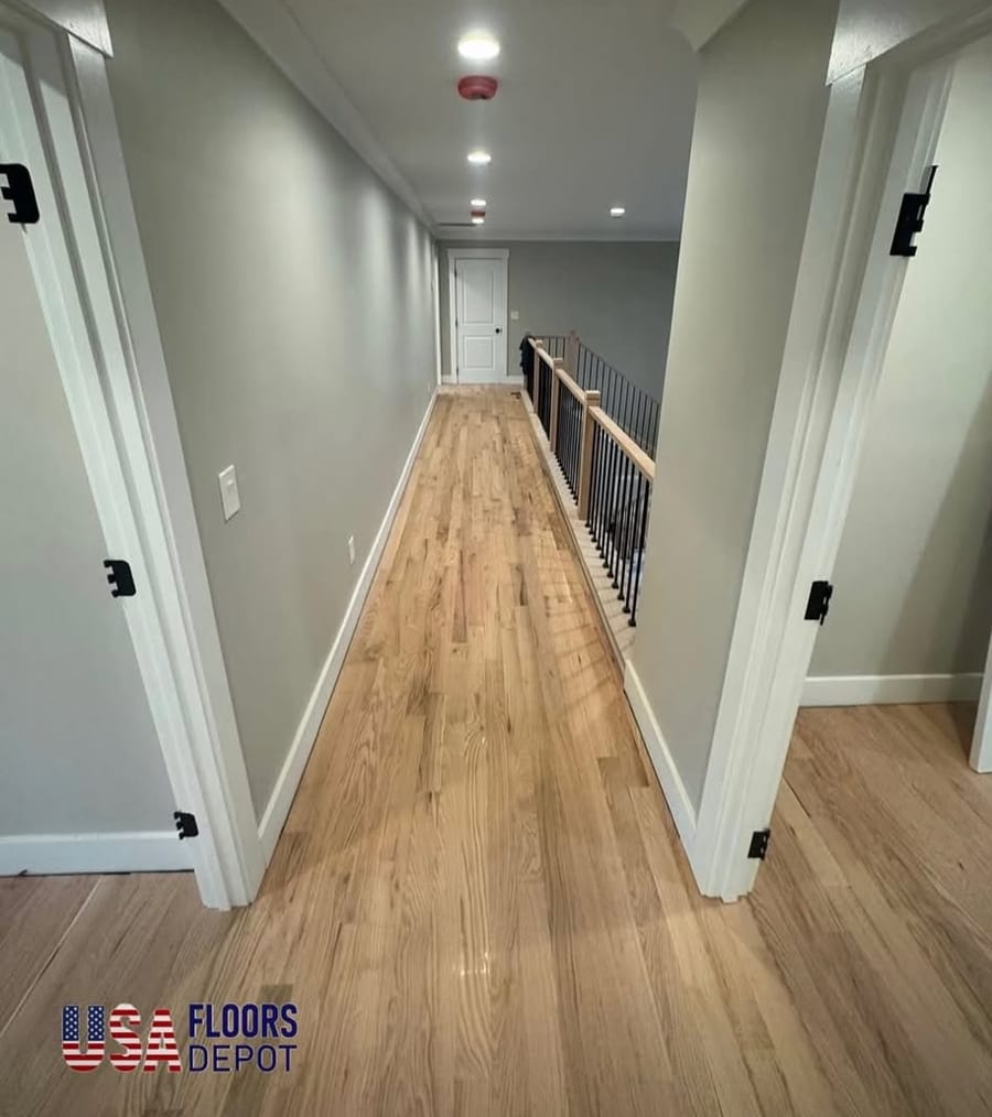 A room with a floor installed by USA Floors Depot LLC